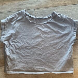 Zara cropped t shirt